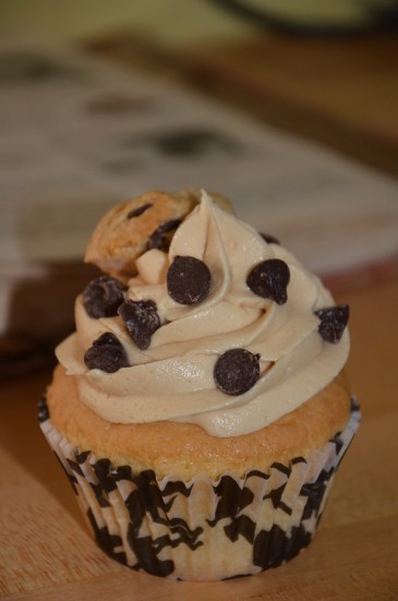 Gluten Free Chocolate Chip Cookie Cupcake