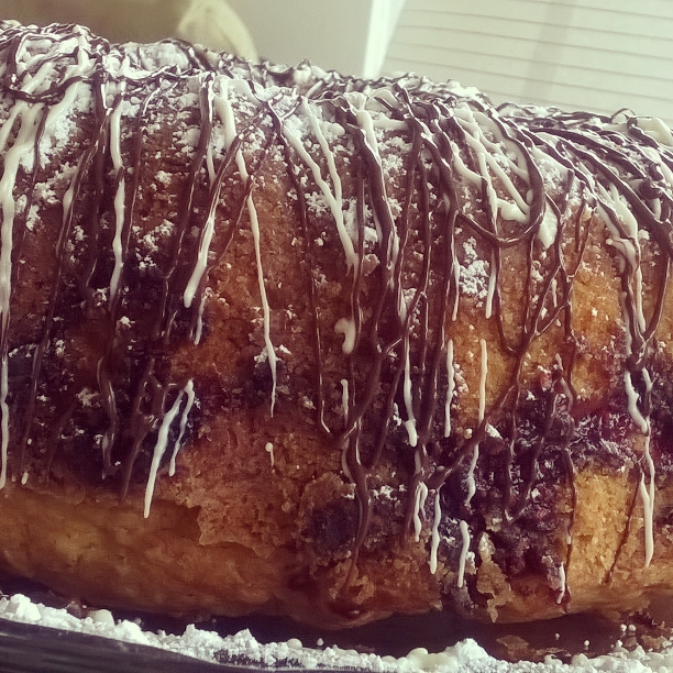 Raspberry Stuffed, Gluten-Free Bundt Cake. Available at the By Grace Cake bakery for 14.99.